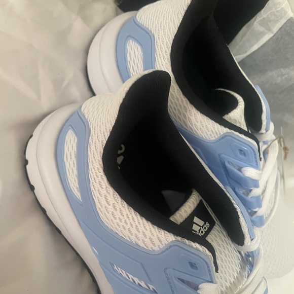 Adidas White and Light Blue Running Shoes - Picture 7 of 16